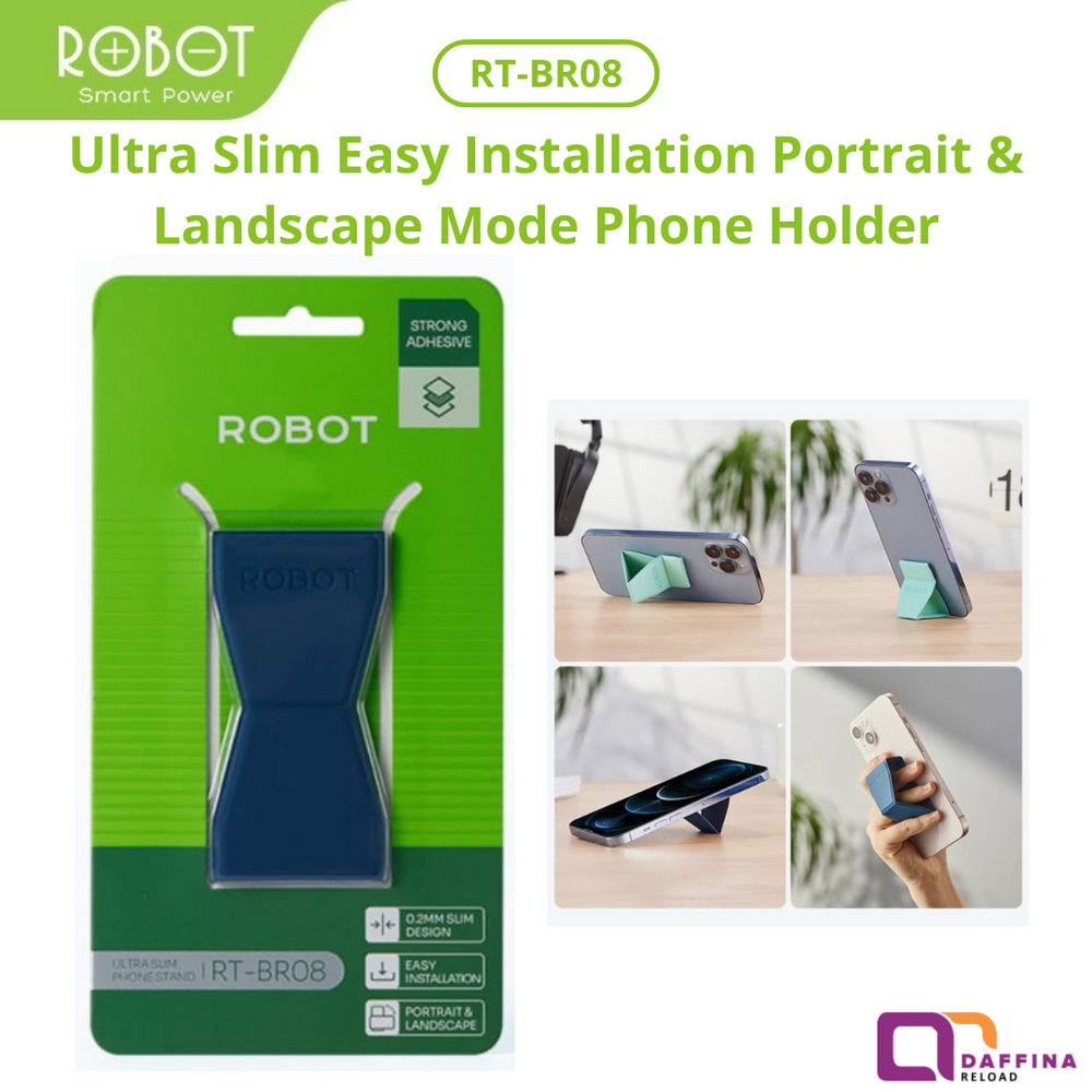 Robot RT-BR08 Phone Holder Hidden Back Mount 1pc - Daffina Store