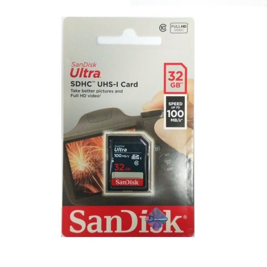 Sandisk SD Card 32GB CL10 100MBPS Original