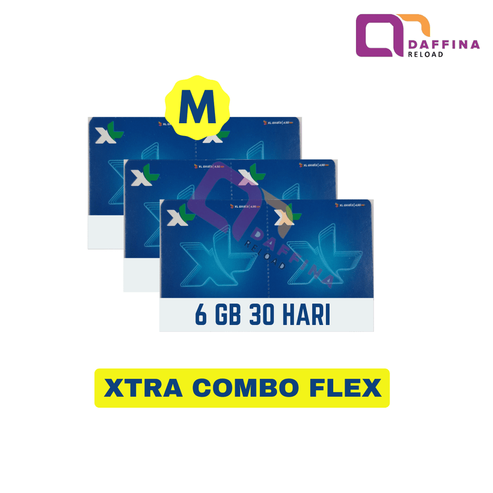 Voucher XL Combo Flex M (6 GB) - Daffina Store