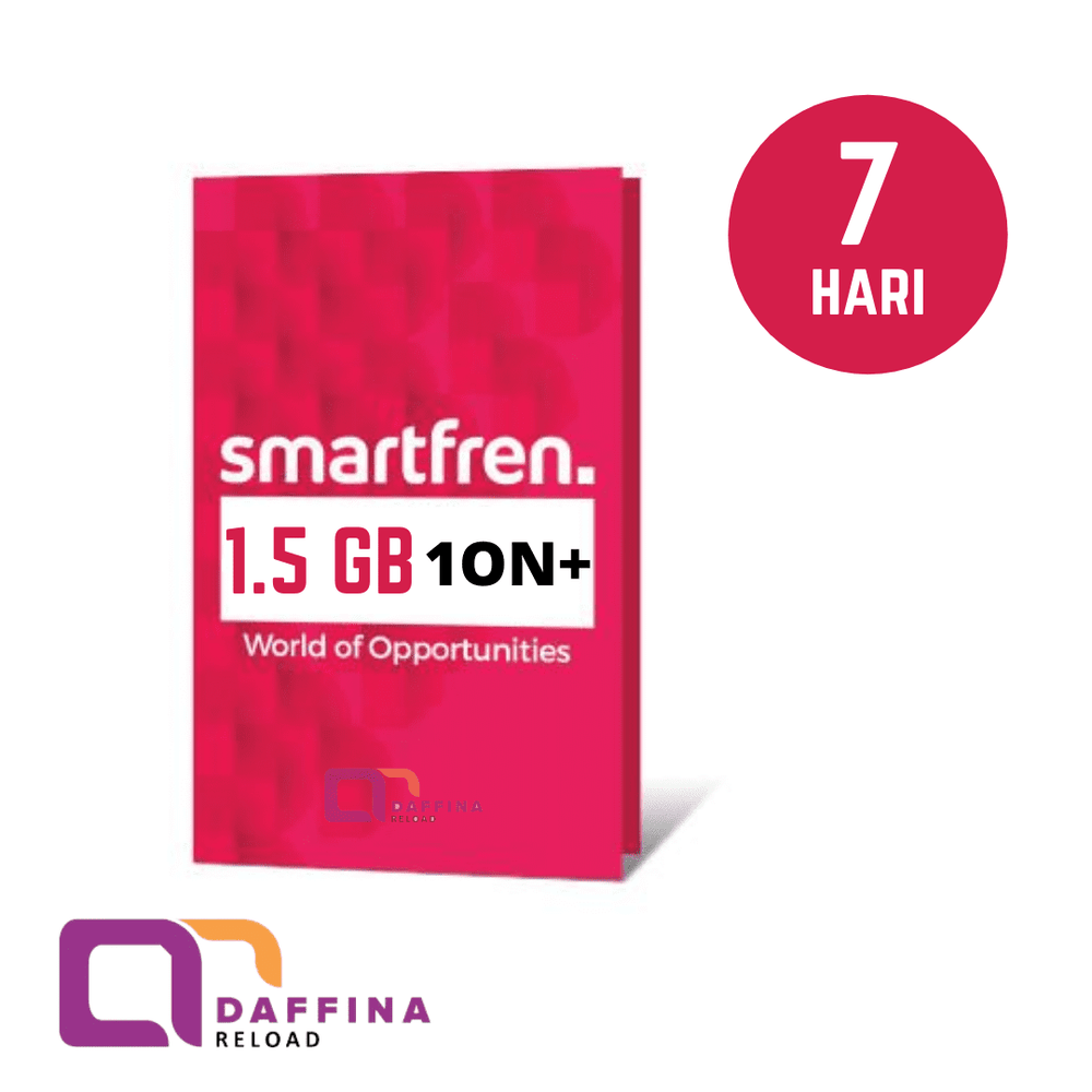 Voucher Smartfren 1ON+ 1.5 GB - Daffina Store