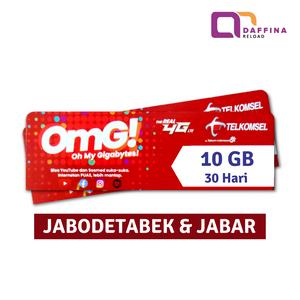 Voucher Telkomsel 10 GB - Daffina Store