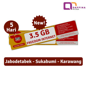 Voucher Indosat Freedom Internet 3.5 GB 5 Hari (Jabodetabek) - Daffina Store