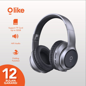 Olike H1 Gaming Wireless Headset On Ear With Mic Purebass Headphone - Daffina Store