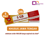 Voucher Indosat Freedom Internet 5 GB 5 Hari ORI (Khusus JATENG)