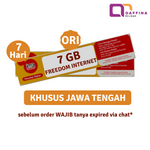 Voucher Indosat Freedom Internet 7 GB 7 Hari ORI (Khusus JATENG)
