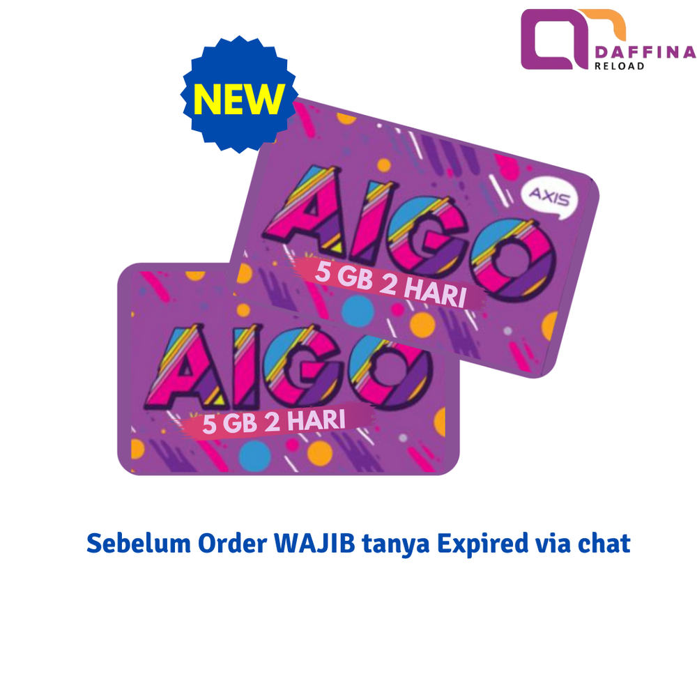 Voucher AXIS AIGO 5 GB 2 hari