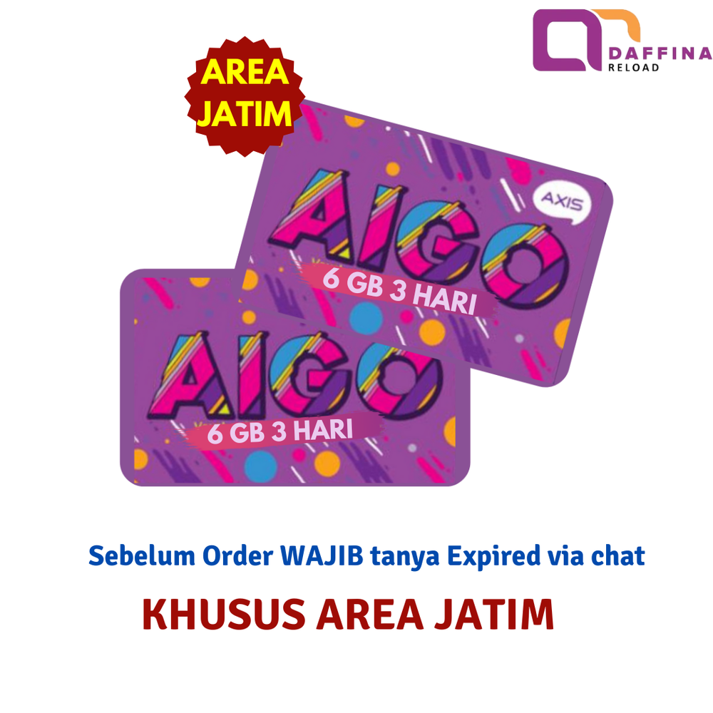 Voucher Axis Aigo 6 GB 3 Hari JATIM