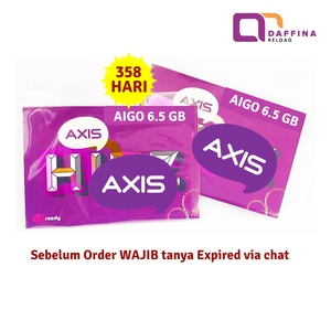 Kartu Perdana AXIS 6.5 GB - Daffina Store