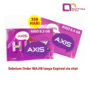 Kartu Perdana AXIS 8.5 GB - Daffina Store