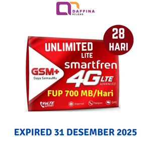 Kartu Perdana Smartfren UNLIMITED Lite 700 MB - Daffina Store
