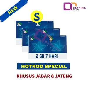 Voucher XL Hotrod Special S 7 Hari (KHUSUS JABAR DAN JATENG) - Daffina Store