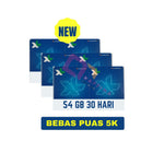 Voucher XL SS Bebas Puas 5K (54GB) 30 Hari