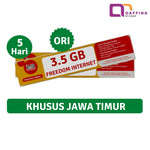Voucher Indosat Freedom Internet 3.5 GB 5 Hari ORI (Khusus JATIM)