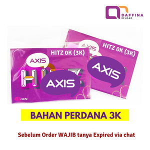 Kartu Perdana AXIS HITZ 0K (3K)