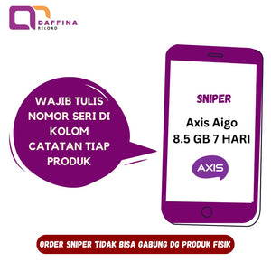 Voucher Axis Aigo 8.5 GB 7 Hari (SNIPER)