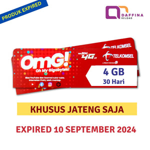 Voucher Telkomsel 4 GB (Khusus JATENG)