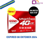 Kartu Perdana Smartfren Unlimited Nonstop 12 GB