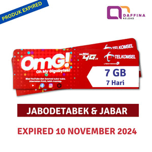 Voucher Telkomsel 7 GB 7 Hari