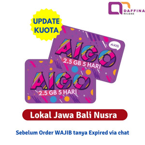 Voucher AXIS AIGO 2.5 GB 5 Hari Lokal Jawa Bali Nusra