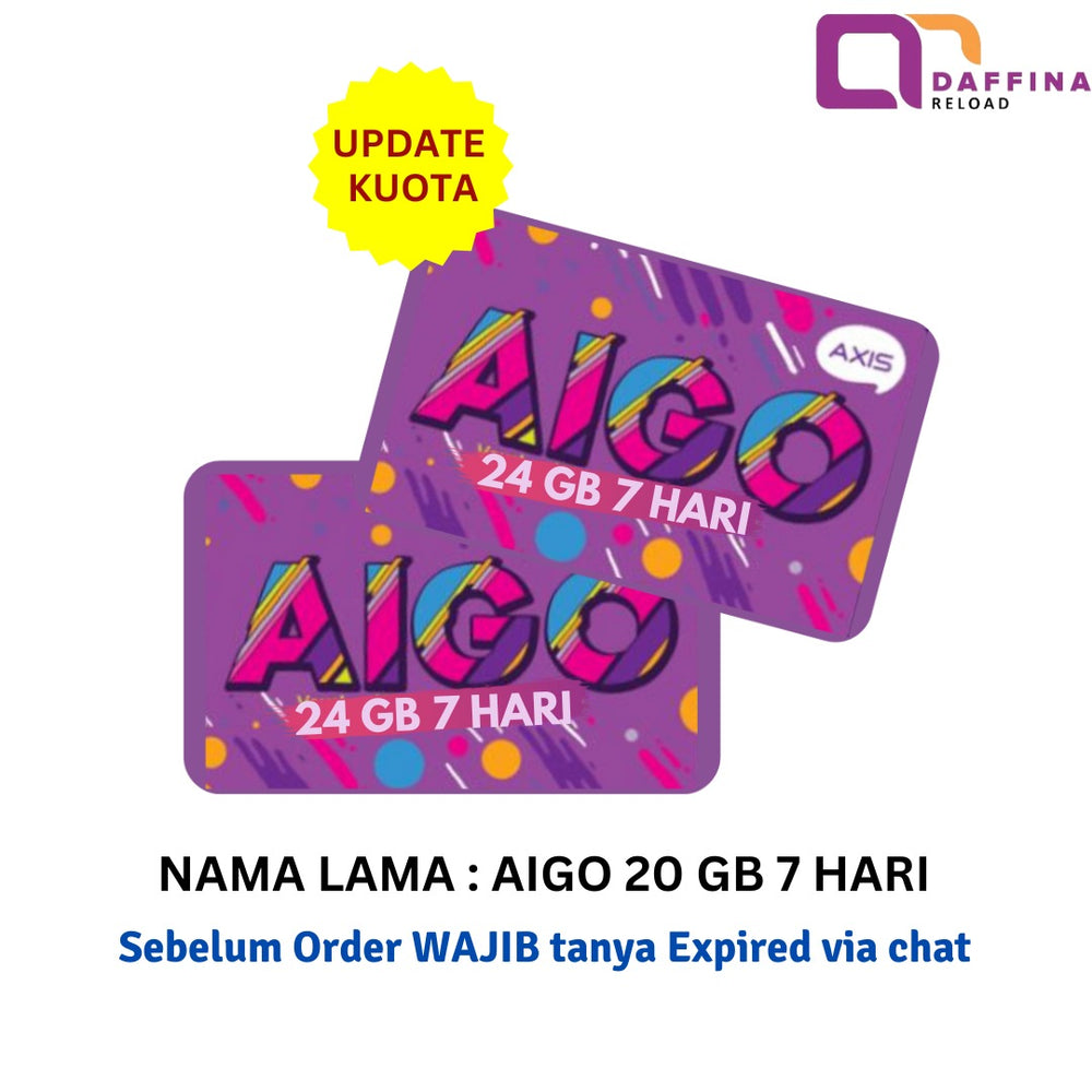 Voucher Axis Aigo 24 GB 7 Hari