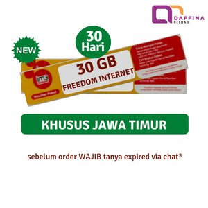 Voucher Indosat Freedom Internet 25 GB NEW (Khusus JATIM)