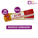 Voucher Indosat Freedom Internet 42 GB (Khusus SUBAGSEL)