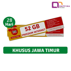 Voucher Indosat Freedom Internet 52 GB 28 Hari (Khusus JATIM) - Daffina Store