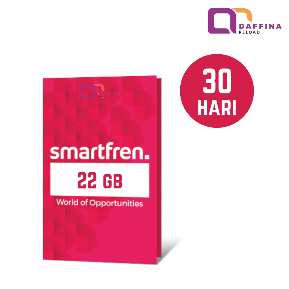 Voucher Smartfren 22 GB 30 Hari