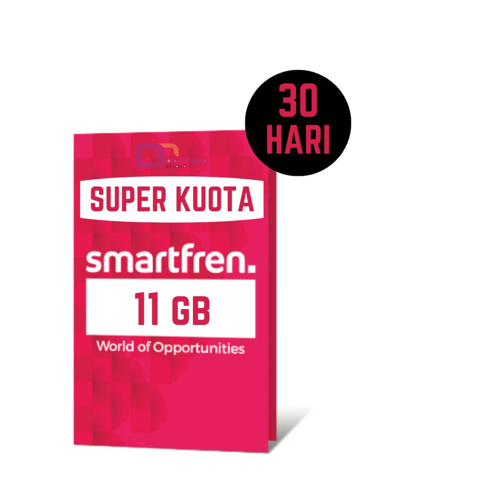 Voucher Smartfren Super Kuota 11 GB 30 Hari