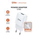 Olike C102 Power Adapter Output 5V/1.2A with Micro USB Cable
