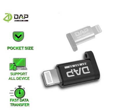 DAP M02-L Adaptor Converter Micro USB To Lightning 1pc - Daffina Store