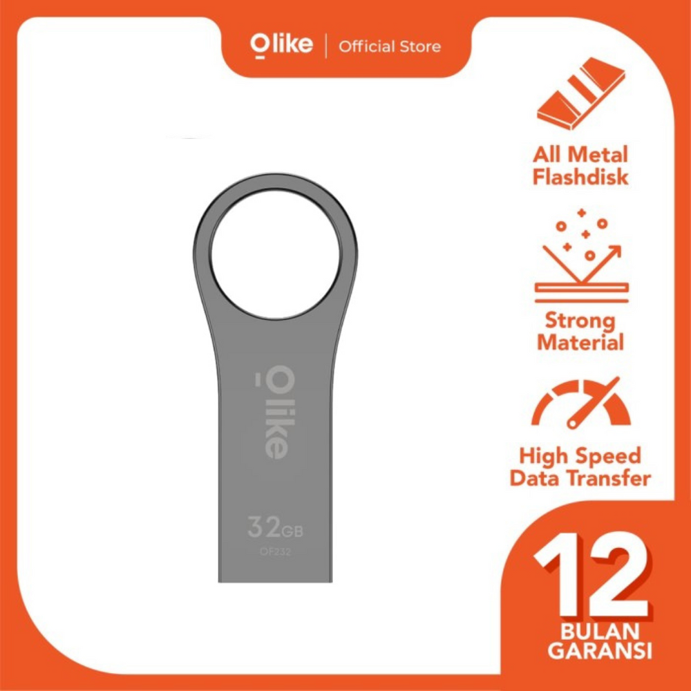 Olike OF232 All Metal Rotable Flashdisk 32GB Original - Daffina Store