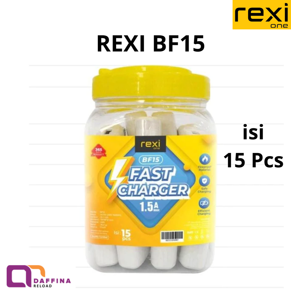 Rexi BF15 Charger Toples 1.5A Single Output (15 pcs)
