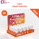 Olike C202s Power Adapter Dual USB Port 5V 2.4A 1 Pc