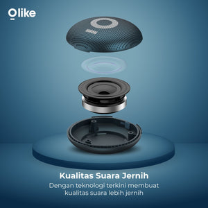 
            
                Muat gambar ke penampil Galeri, Olike OBS-200 Wireless Portable Bluetooth Speaker - Daffina Store
            
        