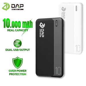 
            
                Muat gambar ke penampil Galeri, DAP D-P110 Power Bank 10.000Mah 2A Dual USB Ports Original - Daffina Store
            
        