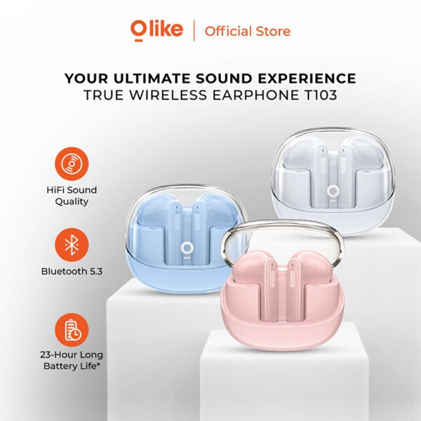 Olike T103 Earphone Wireless Bluetooth 5.3 TWS HD Sound Quality