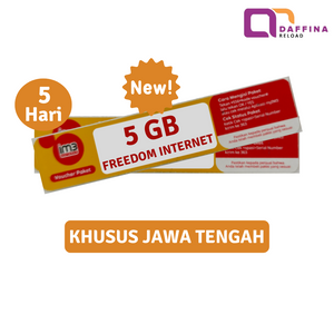 Voucher Indosat Freedom Internet 5 GB 5 Hari (Khusus JATENG) - Daffina Store