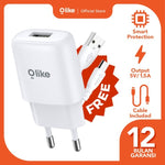 Olike C104 Power Adapter Output 5V/1.5A with Micro USB Cable