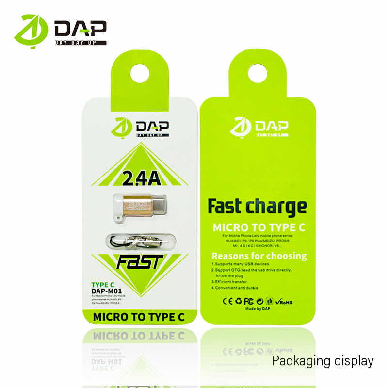 DAP MO1-C Adaptor Converter Micro USB To Type-C 1pc - Daffina Store