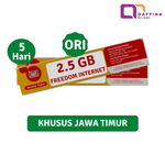 Voucher Indosat Freedom Internet 2.5GB 5 Hari ORI (JATIM)