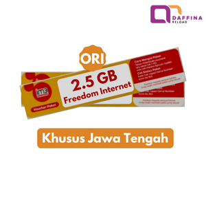 Voucher Indosat Freedom Internet 2.5 GB ORI Khusus JATENG - Daffina Store