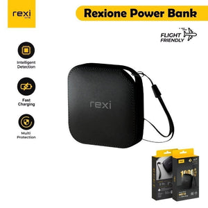 Powerbank Rexi MB10 10,000 mAh 2.4A (Super Mini) Micro Input & - Daffina Store