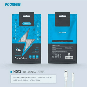 Kabel Data Foomee NS12 Data Line Micro 2.1A - Daffina Store