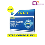 Kartu Perdana XL Combo Flex L (16 GB)