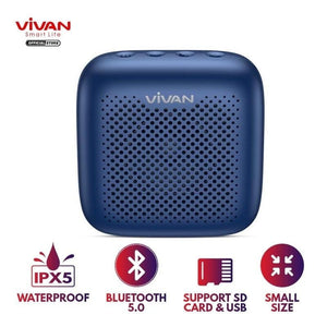 Speaker Bluetooth Vivan VS1 Blue - Daffina Store