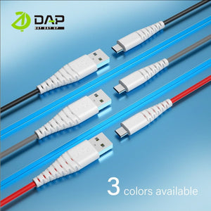 DAP D-S30T Data Cable Type C 2.4A Fast Charging 1pc - Daffina Store