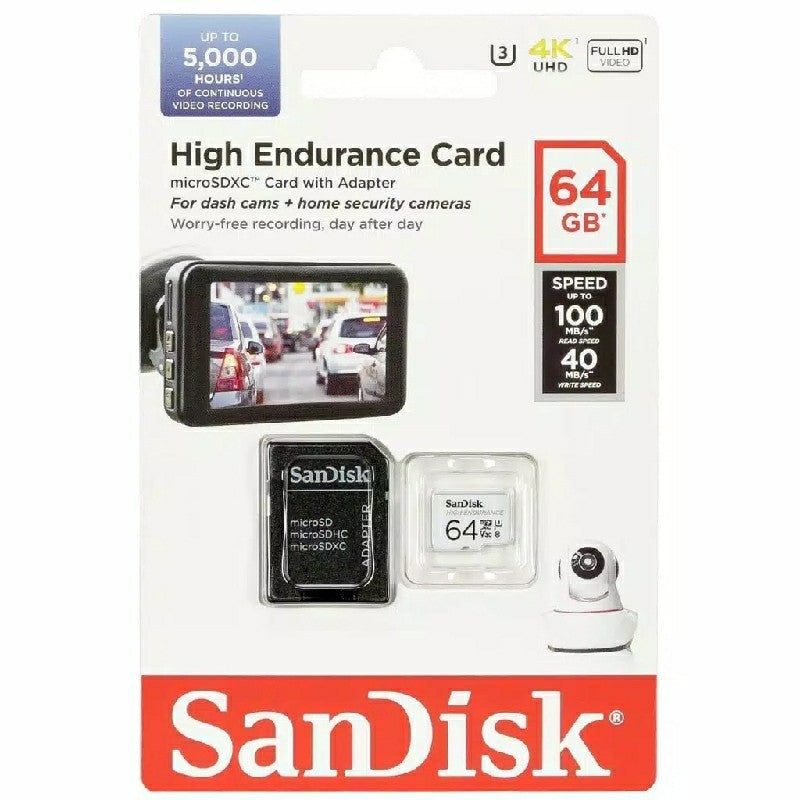 Sandisk Micro SD High Endurance 64GB CL10 100MBPS Original - Daffina Store