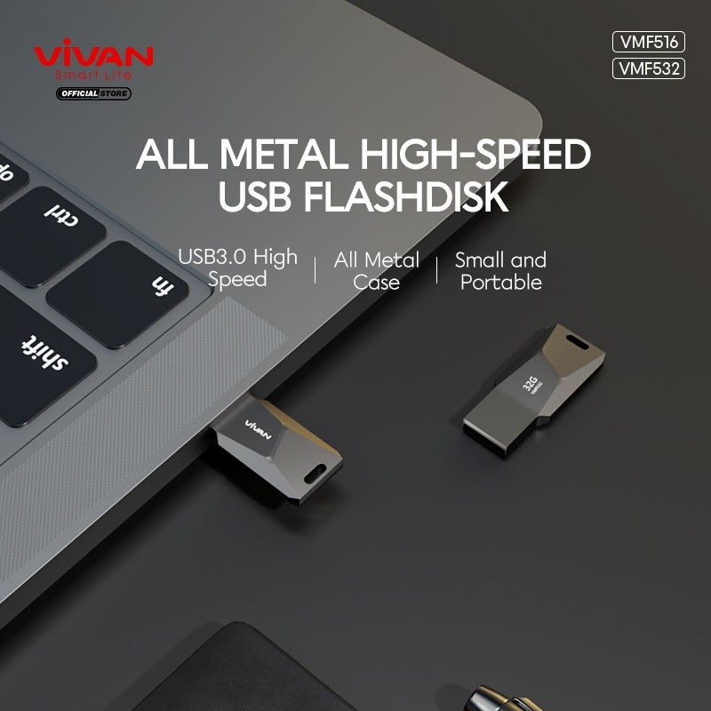 Vivan Flashdisk VMF516 16Gb USB3.0 High Speed - Daffina Store