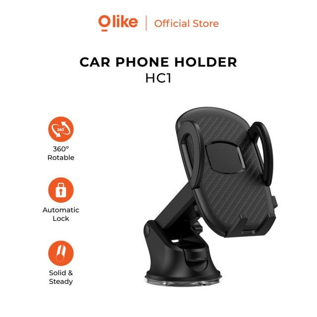 
            
                Muat gambar ke penampil Galeri, Olike HC1 Universal Car Phone Holder Stand Dashboard Automatic Lock - Daffina Store
            
        